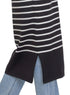 Black Short - Striped Dress - Khotwh